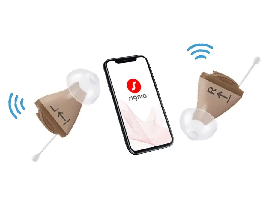 Signia CIC Hearing Aid Pair - Silk Style